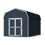 Little Cottage 10 x 14 ft Value Gambrel Barn Wooden Storage Shed Kit with High Gambrel Roof - Image 2