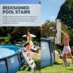 Intex UltraLuxe 20ft x 52in Round Above Ground Pool Set with Smart Saltwater System & Sand Filter Pump - Image 3