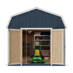 Little Cottage 10 x 14 ft Value Gambrel Barn Wooden Storage Shed Kit with High Gambrel Roof - Image 4