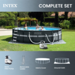 Intex Ultra XTR 18ft x 52in Round Above Ground Pool Set with Sand Filter Pump - Image 3