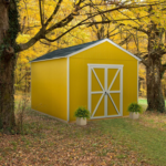 Handy Home Products Astoria 12 ft. x 12 ft. DIY Wooden Storage Shed with Floor Kit
