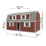 Best Barns Crafted Colossal 16 ft. x 32 ft. Two-Story Wood Barndominium Kit - Image 3