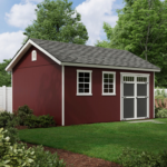 Handy Home Scarsdale 12' x 16' Wood Storage Shed with Floor – DIY Assembly