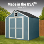 Handy Home Products Gable 8' x 10' Outdoor Wooden Shed – Pre-Cut Kit, Installation Available - Image 2