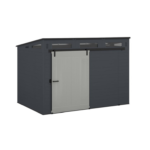 Suncast Modernist 10' x 7' Sliding Door Storage Shed – Ash Woodcast Finish, 483 Cu. Ft. Capacity