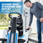 HART 80V 30-Inch Brushless Lithium-Ion Riding Lawn Mower - Image 3
