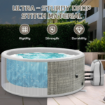 Segmart 65-Inch Inflatable Hot Tub Spa with 100 AirJets - Image 3