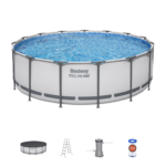Bestway Steel Pro MAX 15 ft. x 48 in. Round Above Ground Pool Set