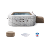Intex PureSpa Calacatta Jet & Bubble Deluxe 4-Person Inflatable Spa Set