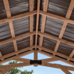 Backyard Discovery Norwood 16 x 12 ft. Cedar Wood Hardtop Gazebo with PowerPort - Image 3