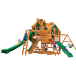 Gorilla Playsets Empire Cedar Wooden Swing Set with Professional Installation