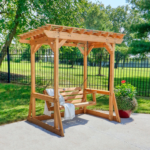 Backyard Discovery Callahan Cedar Wood Pergola Swing for 2 People - Image 2