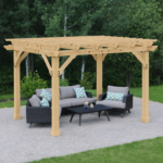Yardistry Meridian 10 x 12 ft. Cedar Wood Pergola