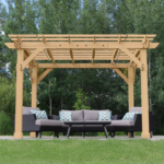 Yardistry Meridian 10 x 12 ft. Cedar Wood Pergola - Image 3