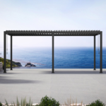 Mirador 10 x 20 ft. Adjustable Louvered Aluminum Pergola with Integrated Gutter System
