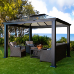 Paragon Outdoor Santa Monica 10' × 12' Hard Top Aluminum Gazebo - Image 2