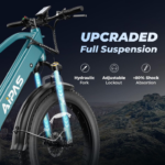 Aipas M2 Xterrain Electric Bike – Matte Black | 1800W All-Terrain Fat Tire E-Bike - Image 3