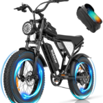 Ridstar Q20 Lite 1000W Fat Tire Electric Bicycle – 48V/15AH Battery, Dual Suspension