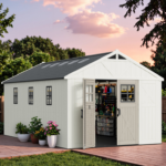 Patiowell 10' × 16' Resin Storage Shed with Floor - Image 3