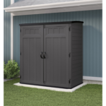 Suncast 5' 10.5" × 3' 8.25" Resin Vertical Storage Shed - Image 2