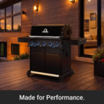 Broil King Baron 590 Pro Shadow 5-Burner Propane Gas Grill with Side Burner & Rear Rotisserie Burner - Image 3