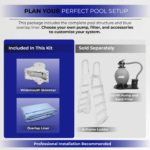 Blue Wave Affinity 18' Round 52" Deep Hard-Sided Above Ground Pool - Image 4