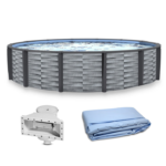 Blue Wave Affinity 18' Round 52" Deep Hard-Sided Above Ground Pool