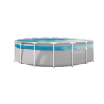 INTEX Prism Frame ClearView 17' Round 48" Above Ground Pool Set
