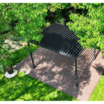Mirador 10 ft. x 12 ft. Metal Pergola with Adjustable Louvered Roof - Image 3