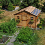 Outdoor Living Today 12x12 Western Red Cedar Sunshed Garden Shed with Workbench - Image 3