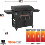 Blackstone Original 36 in. Griddle with Dual Air Fryers & Warming Drawer - Image 3