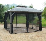 Outdoor Villa Courtyard Pavilion, Tent Garden Pavilion, Outdoor Sunshade Courtyard Awning Gazebo Canopy Tent for Backyard, Patio - Image 2