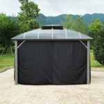 Outdoor Villa Courtyard Pavilion, Tent Garden Pavilion, Outdoor Sunshade Courtyard Awning Gazebo Canopy Tent for Backyard, Patio - Image 4