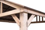 Sunjoy Hudson Cedar Pavilion Wooden - Image 2