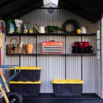 Lifetime Dual Entry Outdoor Storage Shed, 10x8 Ft, Gray, Resin Tool Shed with Double Doors, HDPE - Image 3