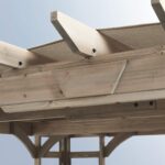 Yardistry 10x14 Madison Cedar Pergola with Removable Snap-on Sunshade, Timber Gray Wood Stain Visit the Yardistry Store - Image 5