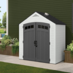 Suncast Vista 7 ft. x 4 ft. Resin Storage Shed (Model BMS7404) - Image 2