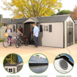 Lifetime 20 ft. x 8 ft. Outdoor Storage Shed - Image 2