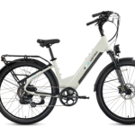 Lectric XPress2 750 Step-Thru Cruiser Electric Bike – Stratus White