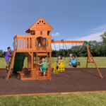 Backyard Discovery Monterey Cedar Wooden Swing Set - Image 3