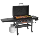 Blackstone Iron Forged 4-Burner Liquid Propane Outdoor Griddle with Hood – Black - Image 2