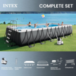 Intex Ultra XTR 24 ft. x 12 ft. x 52 in. Rectangular Above Ground Pool Set - Image 2