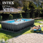 Intex Ultra XTR 24 ft. x 12 ft. x 52 in. Rectangular Above Ground Pool Set