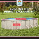 Lake Effect Pools Meadows Reprieve 18 ft. x 33 ft. Oval Above Ground Swimming Pool Bundle – 52 in - Image 3