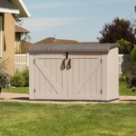 Lifetime 561 Gallon Large Horizontal Outdoor Deck Storage Box