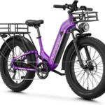 Aipas M1 Pro 1800W Peak Electric Mountain Bike with Rear Basket